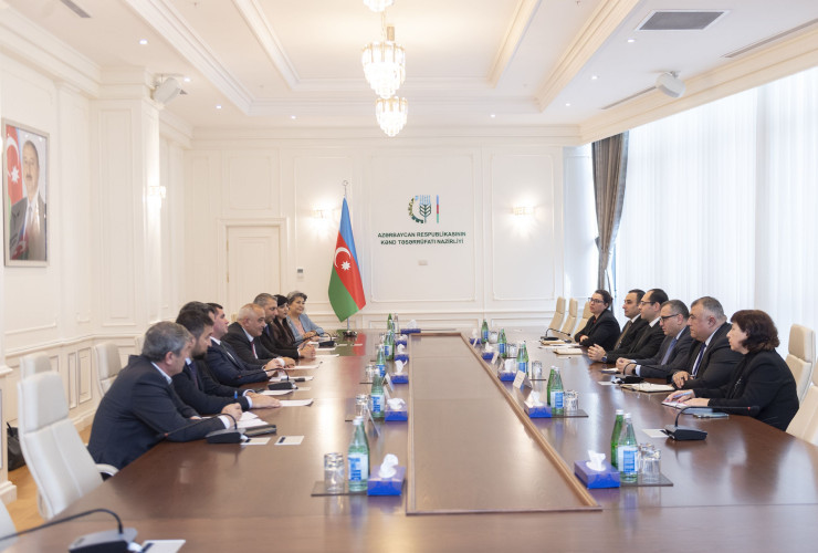 Kənd Təsərrüfatı Nazirliyində İctimai Şuranın yeni seçilmiş üzvləri ilə görüş keçirilib