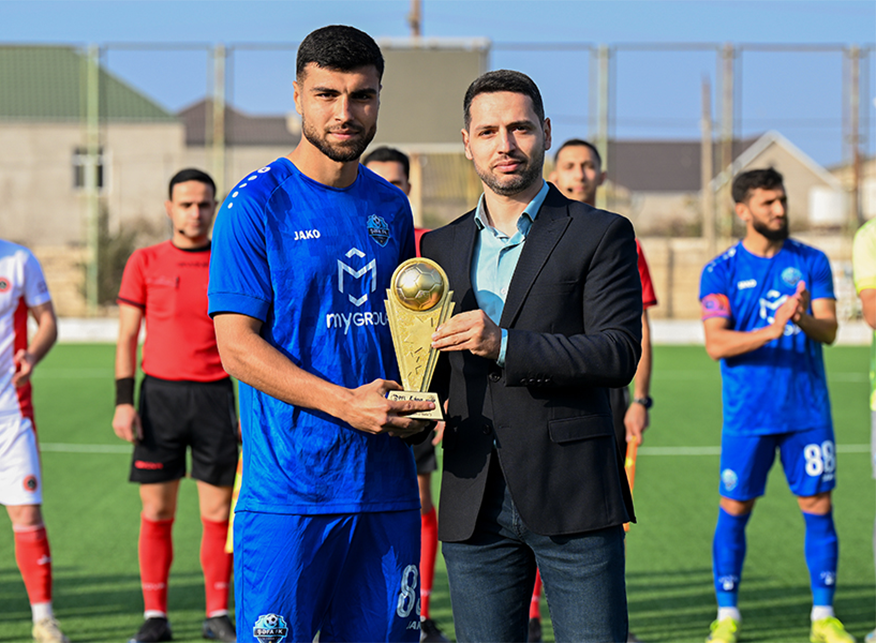 "Şəfa"nın futbolçusu mükafatlandırıldı