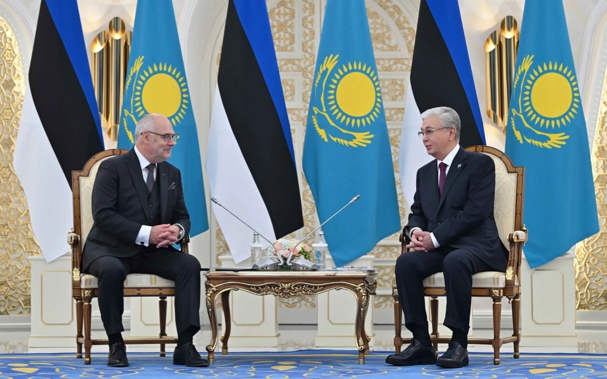 Qazaxıstan və Estoniya prezidentləri görüşüb