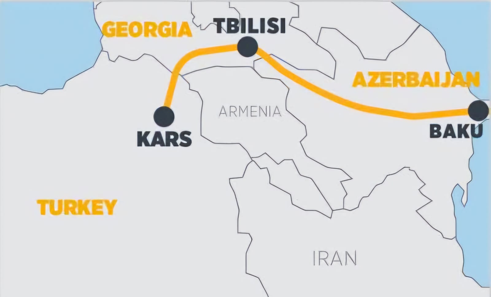 Bakı-Tbilisi-Qars dəmir yolu xətti tezliklə açılacaq