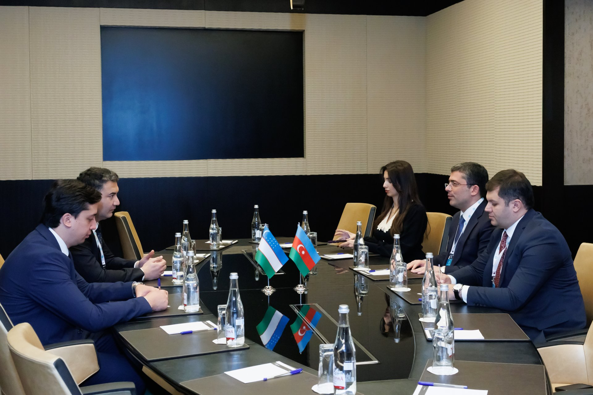 Özbəkistan nümayəndə heyəti ilə görüş keçirilib - Fotolar