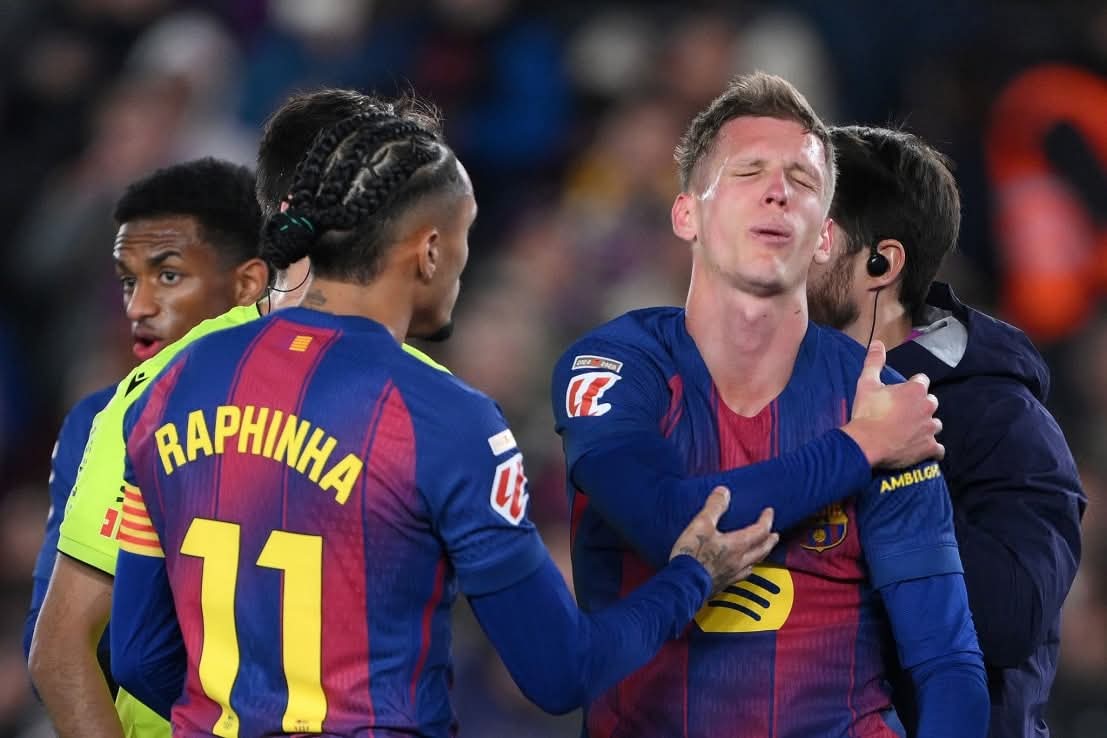 "Barselona"nın yarımmüdafiəçisi 3 həftəlik sıradan çıxdı 