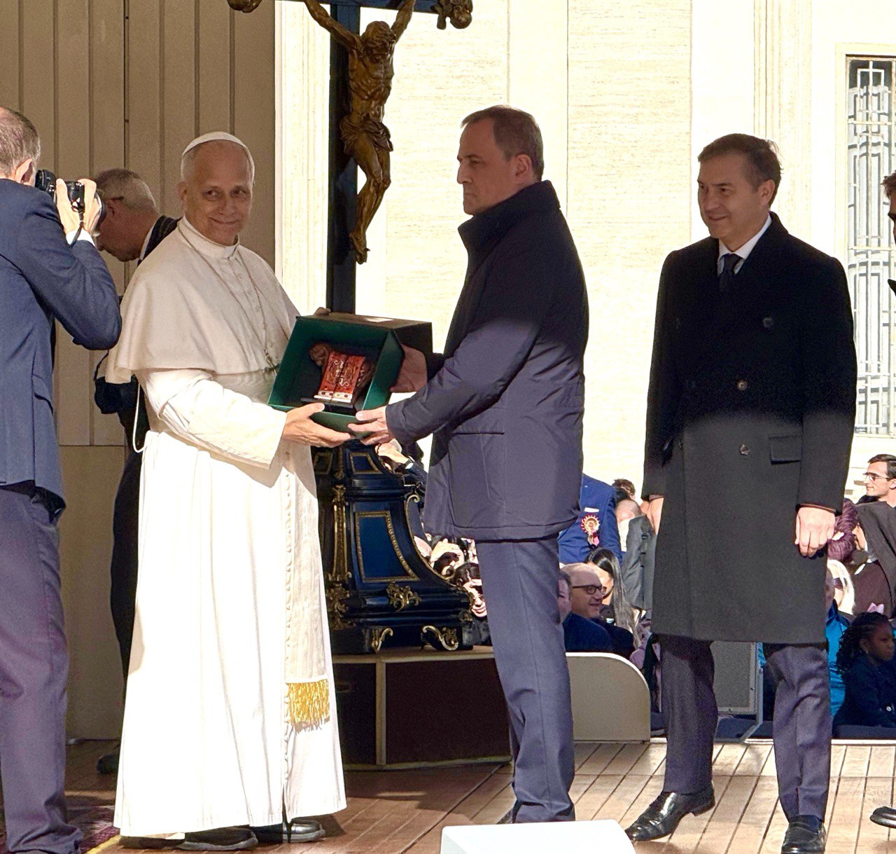 Ceyhun Bayramov Roma Papası ilə görüşüb