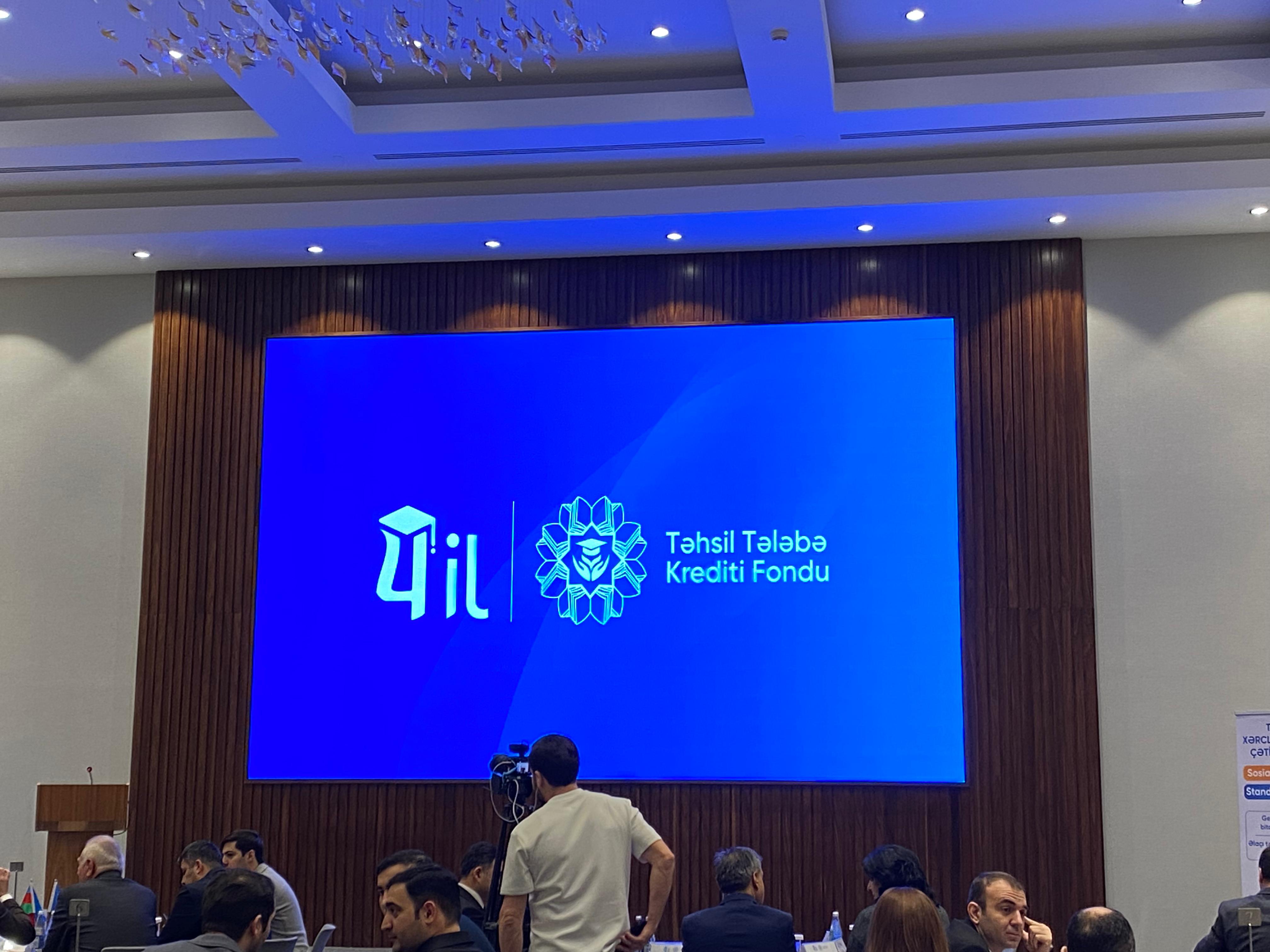 Təhsil Tələbə Krediti Fondunun 4 illik fəaliyyətinə dair hesabat tədbiri keçirilib