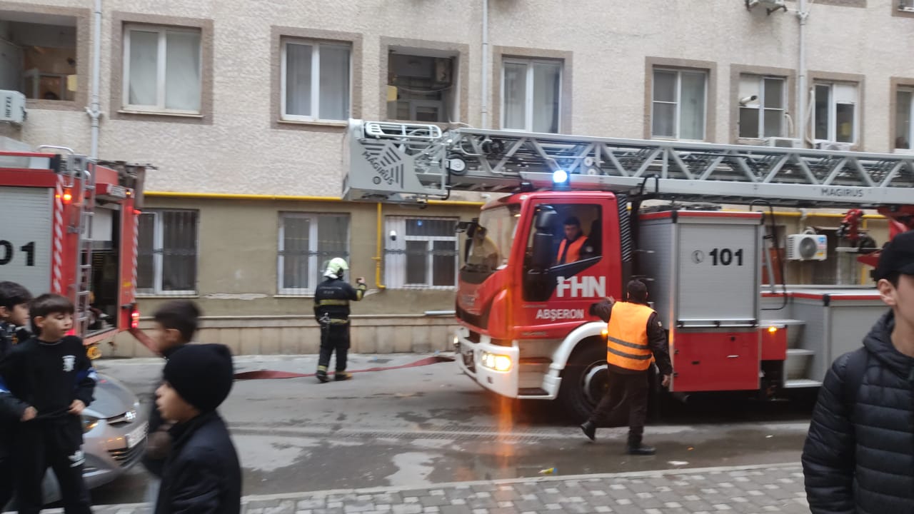 Xırdalanda yanğın baş verib - YENİLƏNİB