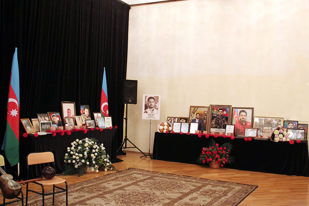 Şəhidlərimizin xatirəsinə həsr olunmuş anım tədbiri keçirilib - VİDEO