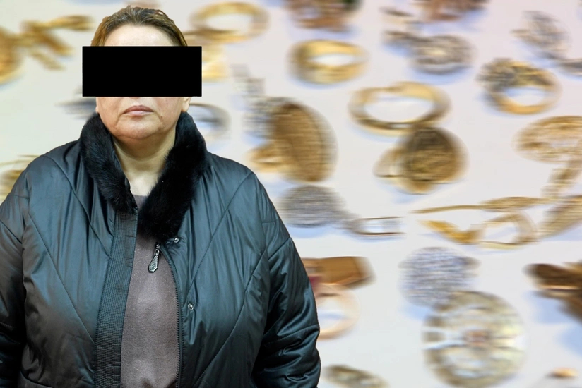 Bakıda qadın dayə kimi çalışdığı evdən 60 min manatlıq qızıl oğurlayıb