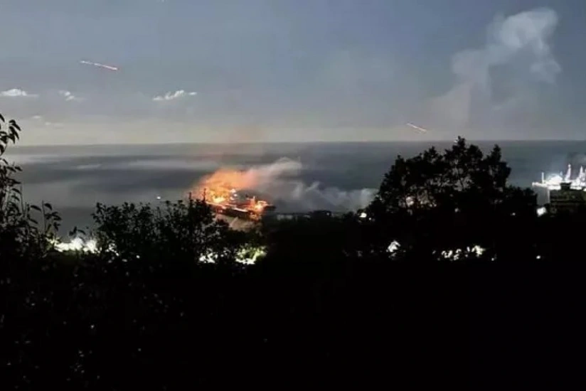 Ukrayna Rusiyanın daha bir tankerinə zərbə endirib