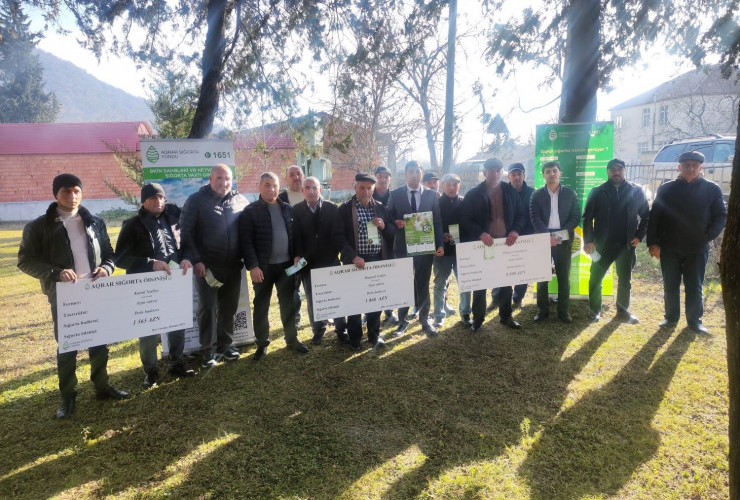 Qax və Zaqatalada təsərrüfatlarına zərər dəymiş fermerlərə 22 268 manat sığorta ödənilib