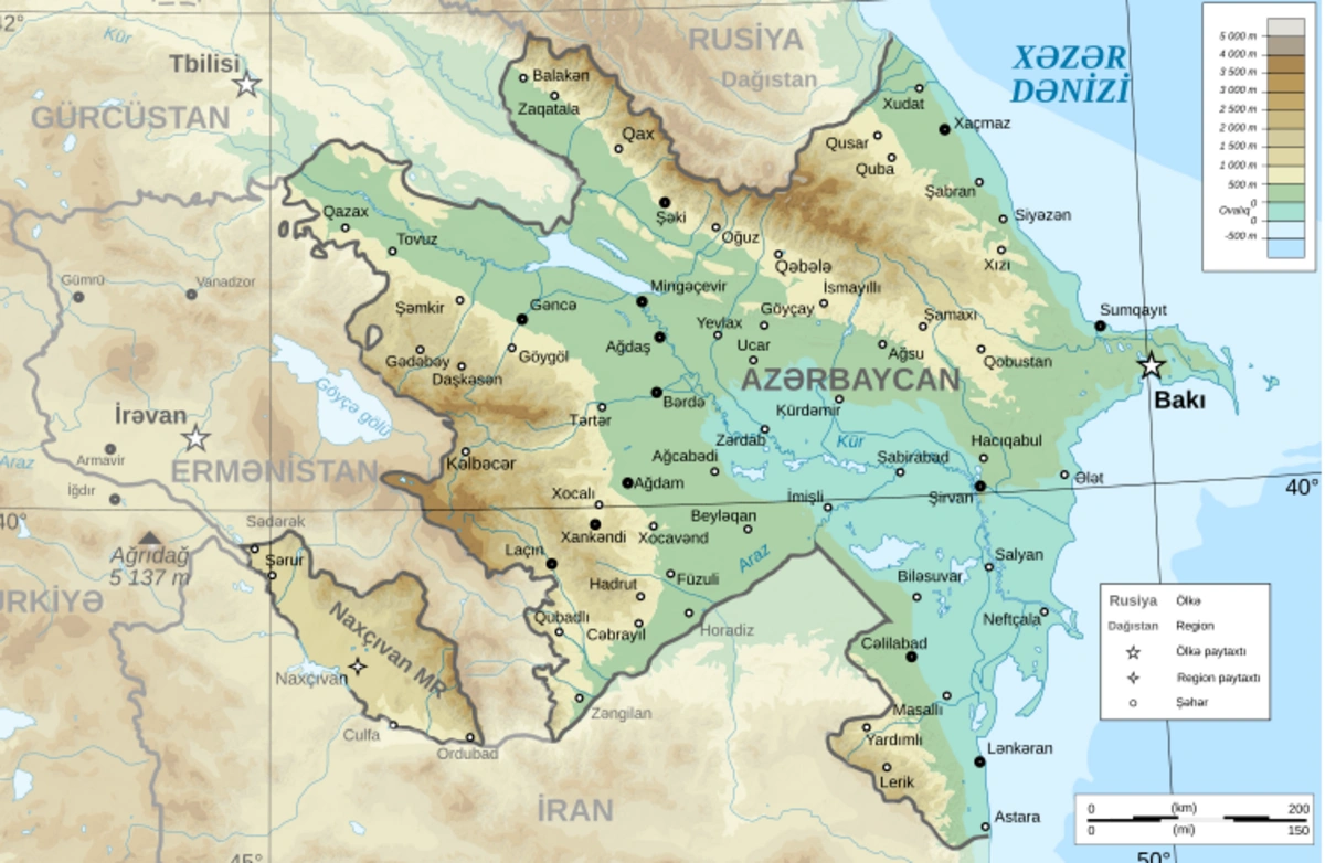 TDT iclasında Azərbaycanın yeni topoqrafik xəritəsi təqdim olunub