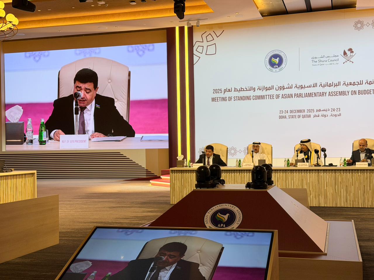 Dohada Azərbaycanın nəqliyyat dəhlizlərini əlaqələndirməsi barədə ətraflı məlumat verilib