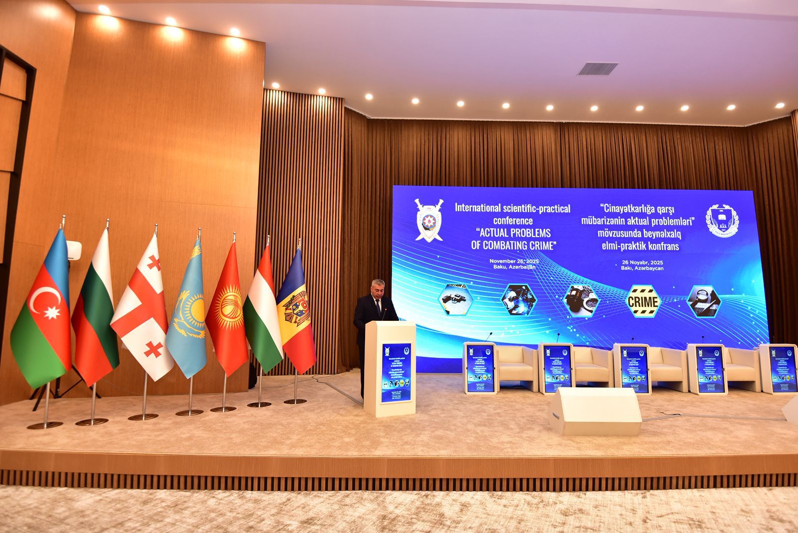  Bakıda “Cinayətkarlığa qarşı mübarizənin aktual problemləri” mövzusunda beynəlxalq  konfrans keçirilib