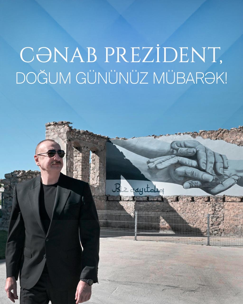 Prezident İlham Əliyevin doğum günüdür
