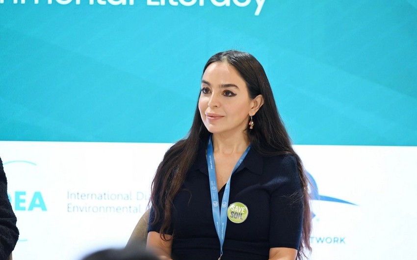 Leyla Əliyeva "Euronews"a IDEA-nın ətraf mühitin mühafizəsi sahəsində fəaliyyəti haqqında danışıb