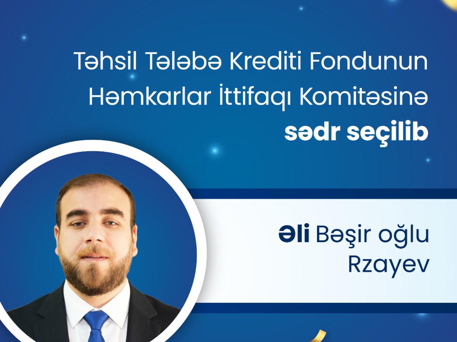 TTKF-nun Həmkarlar İttifaqı Komitəsinə yeni sədr seçilib