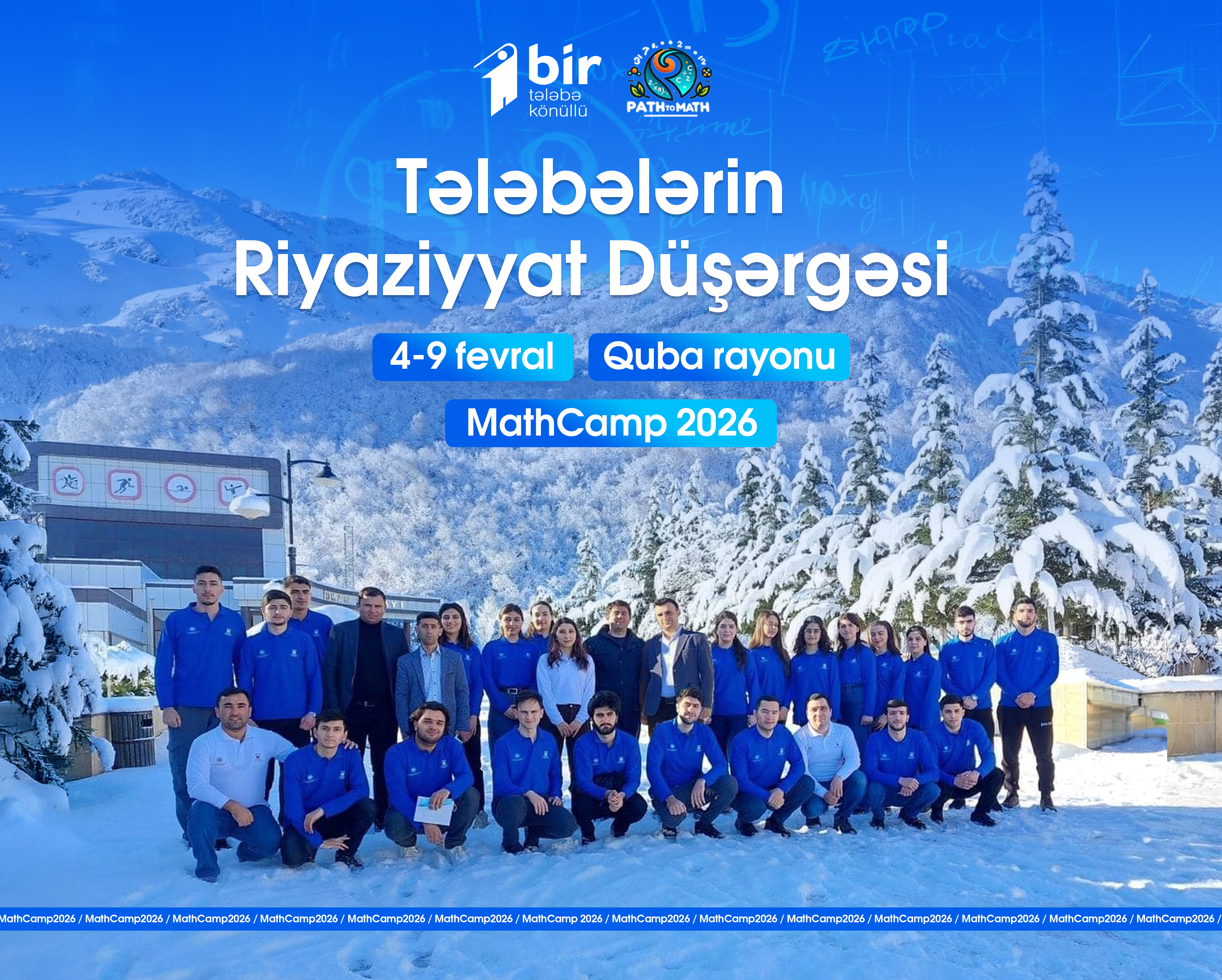 Qubada tələbələr üçün “MathCamp 2026” qış düşərgəsi keçiriləcək