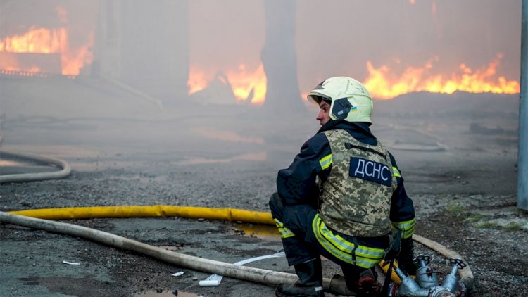 Rusiya Xarkova zərbələr endirib