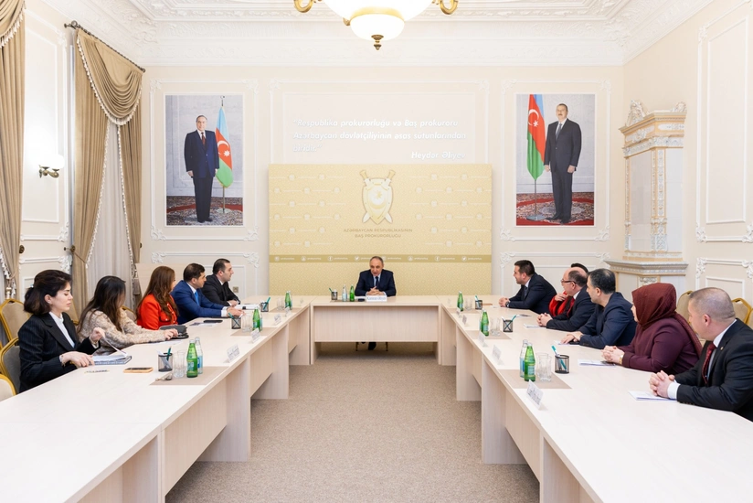 Baş prokuror İstanbul Baş prokurorunun müavini ilə əməkdaşlıq məsələlərini müzakirə edib