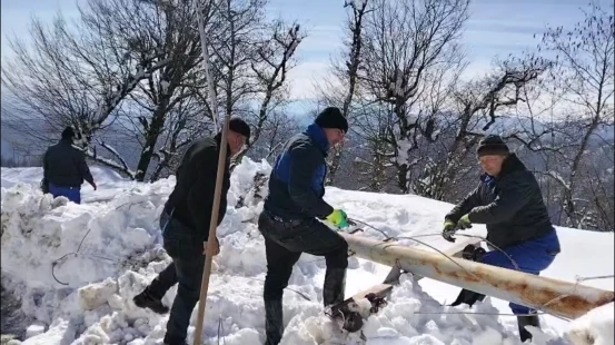 Yardımlıda üç kəndin elektrik təchizatı bərpa olunub