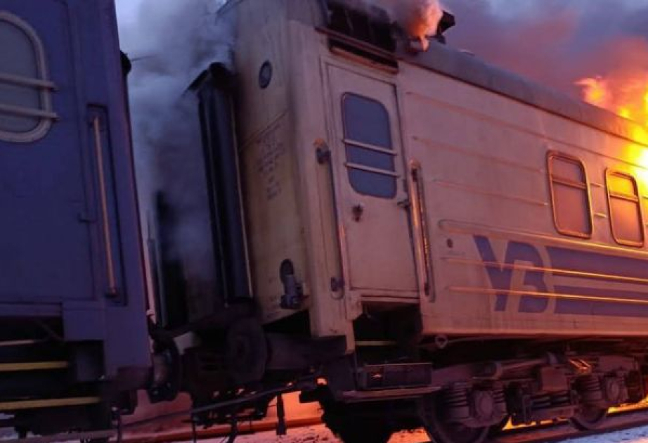 Rusiya Xarkovda sərnişin qatarına hücum edib