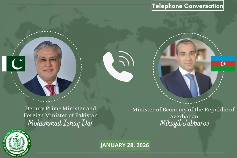 Mikayıl Cabbarov Pakistanın Baş nazirin müavini ilə telefonla danışıb