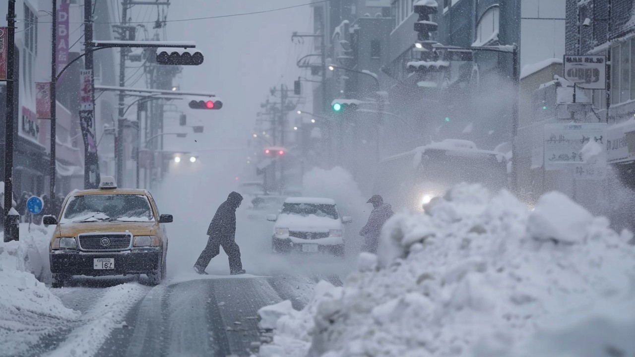 Yaponiyada qar səbəbindən 28 nəfər ölüb
