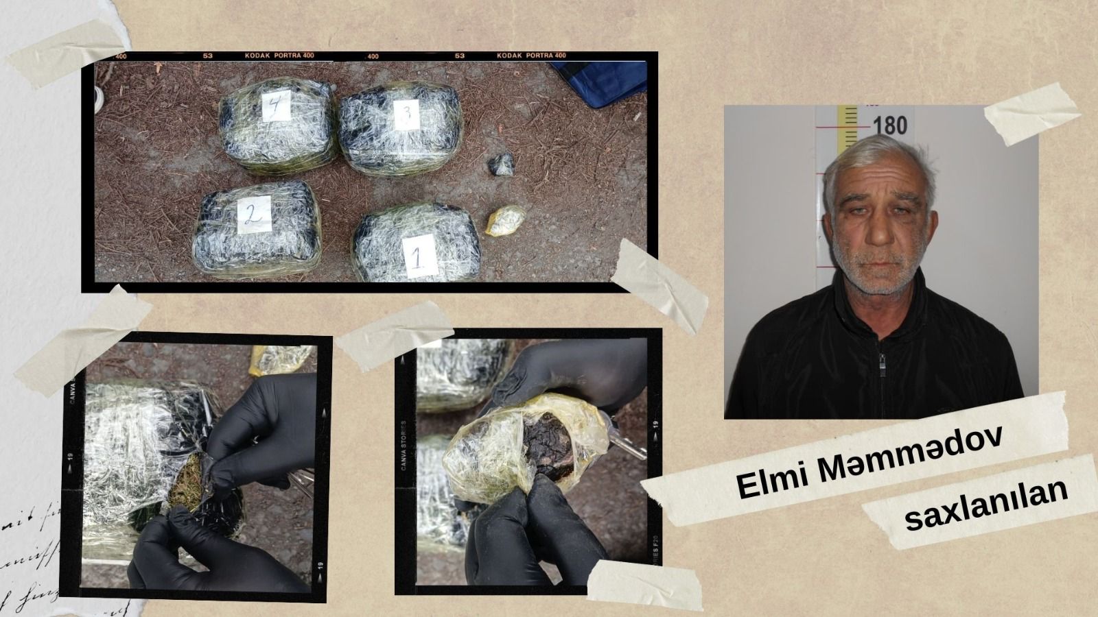 Zaqatalada keçmiş məhkumdan 5 kiloqrama yaxın narkotik vasitə aşkarlanıb