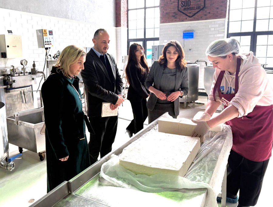 ABŞ-nin Müvəqqəti işlər vəkili Emi Karlon Quba və Şabranda iqtisadi potensialla tanış olub