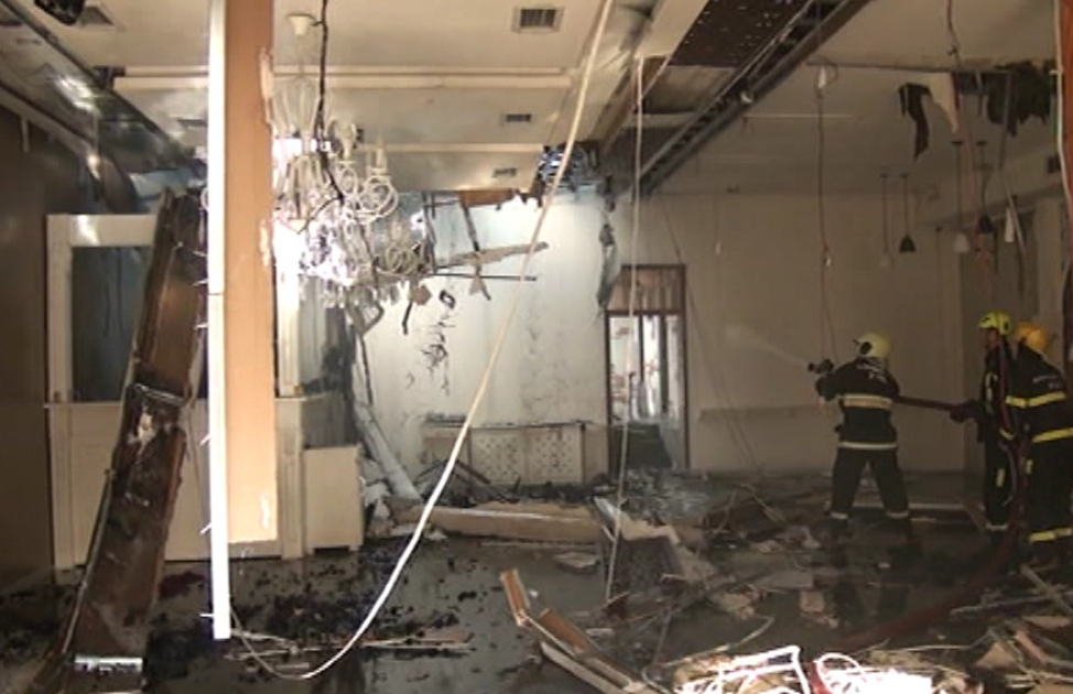 Zaqatalada oteldə yanğın olub 