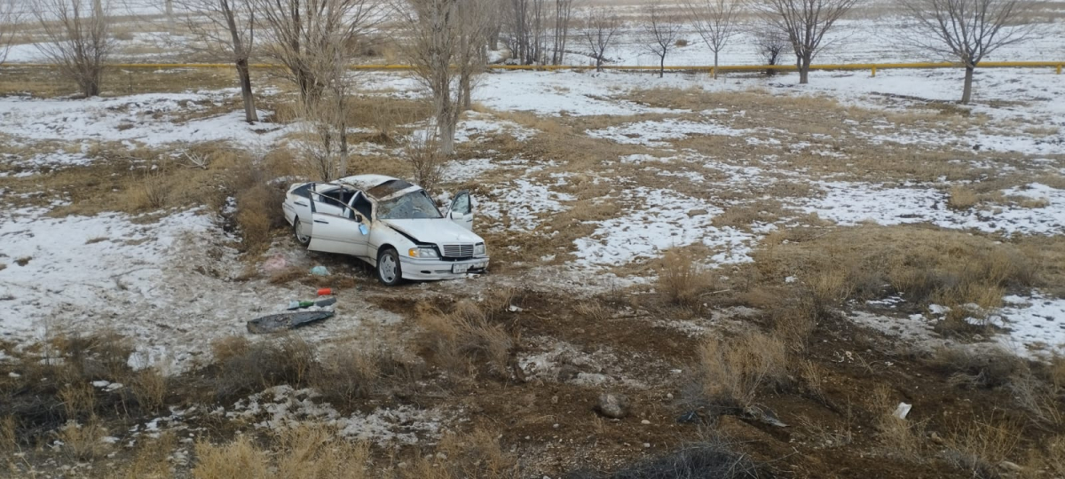 Kəngərlidə qəzada 4 nəfər xəsarət alıb