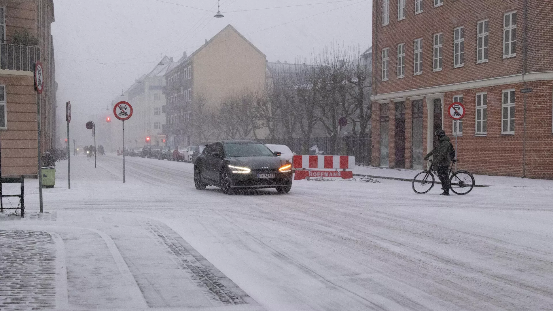Kopenhagen son 15 ilin ən güclü qar yağışına məruz qalıb