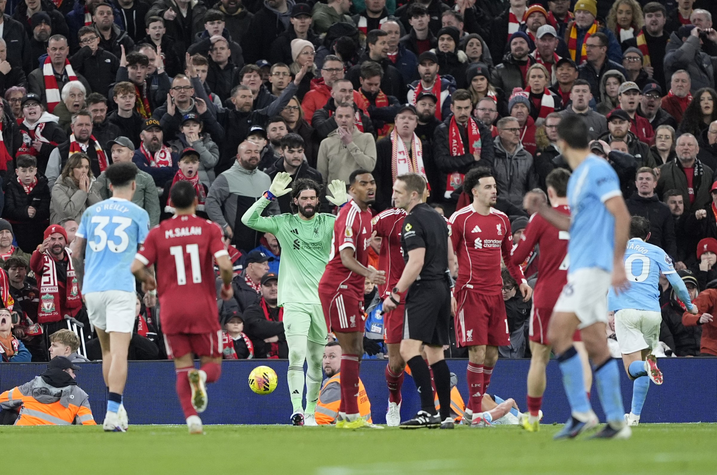 İngiltərə PL: "Mançester Siti" səfərdə "Liverpul"u məğlub etdi 