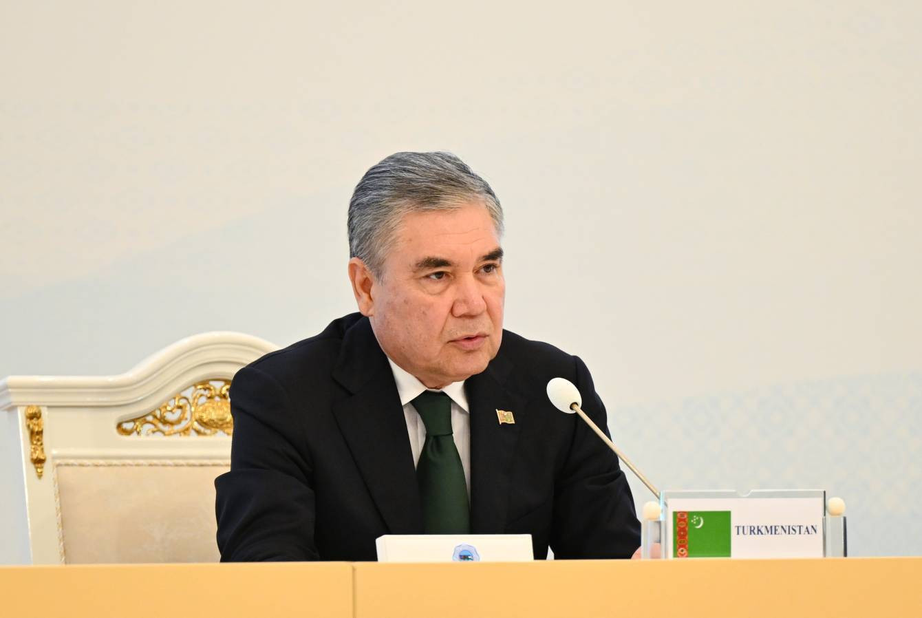 Qurbanqulu Berdiməhəmmədov İlham Əliyevi təbrik edib