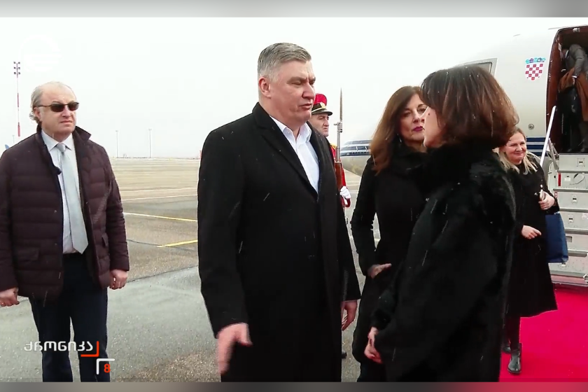 Xorvatiya Prezidenti Gürcüstana səfərə gəlib