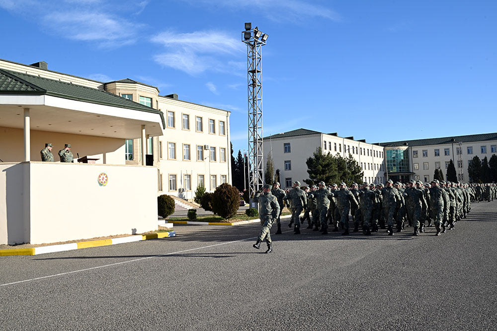 Azərbaycan Ordusunda andiçmə mərasimləri keçirilib - VİDEO