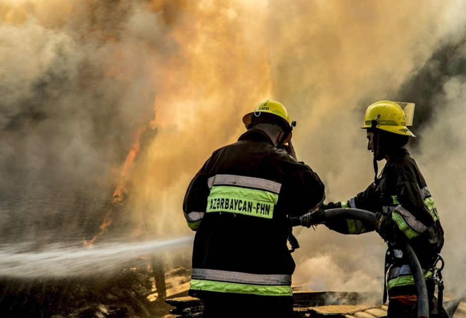 Gəncədə evdə yanğın olub