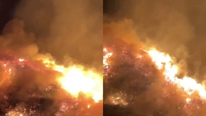 Yevlaxda açıq ərazidə baş vermiş yanğın söndürülüb - YENİLƏNİB 3