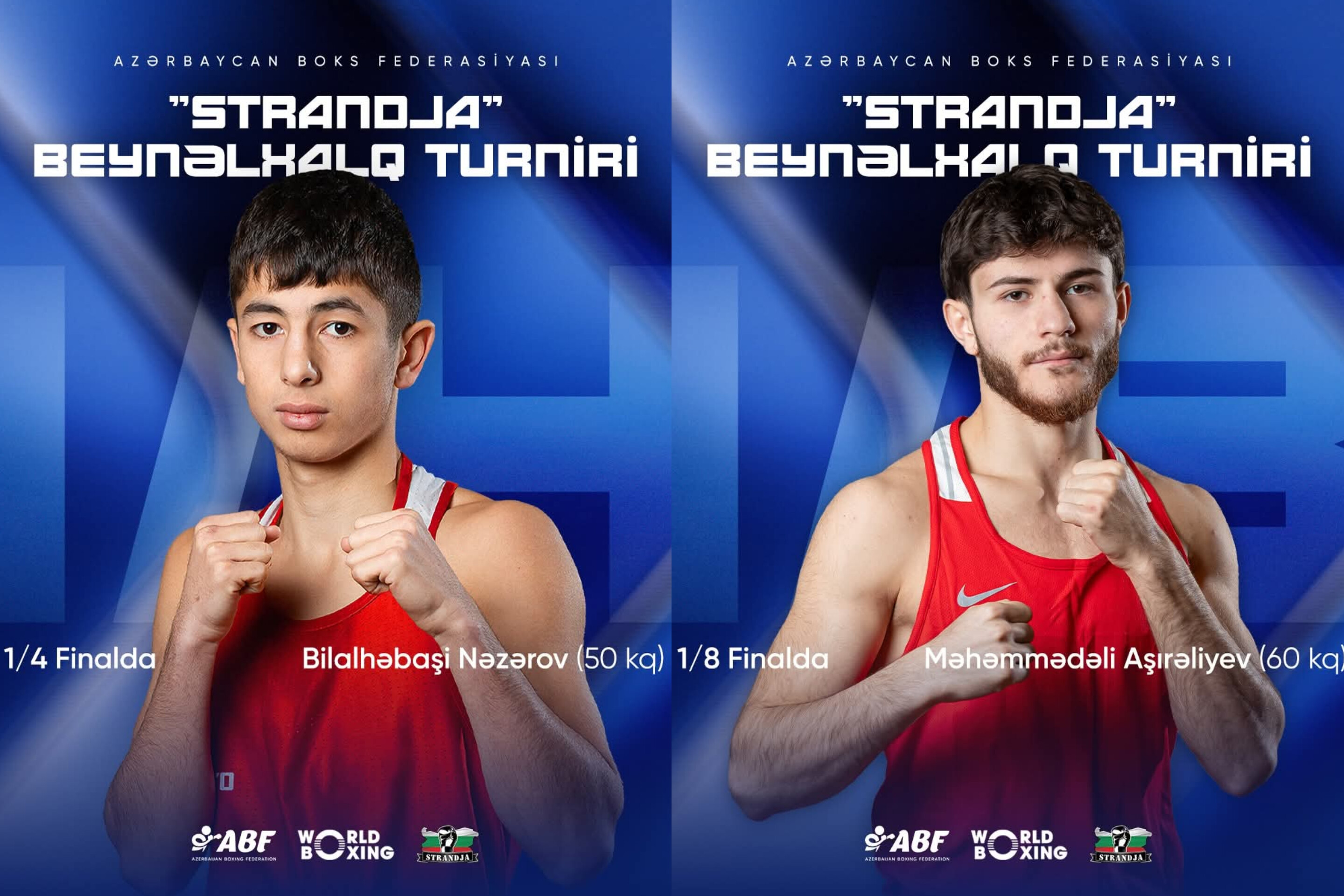 Azərbaycanın iki boksçusu beynəlxalq turnirdə mərhələ adladı 