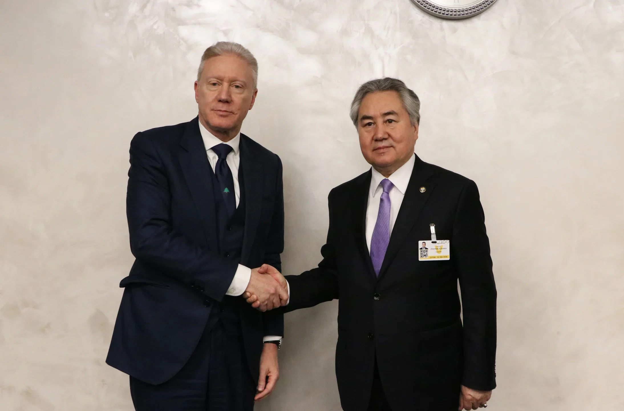 Qırğızıstan və Livan XİN rəhbərləri görüşüb