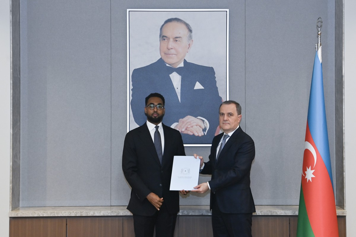Somalinin yeni səfiri etimadnaməsini təqdim edib - FOTO