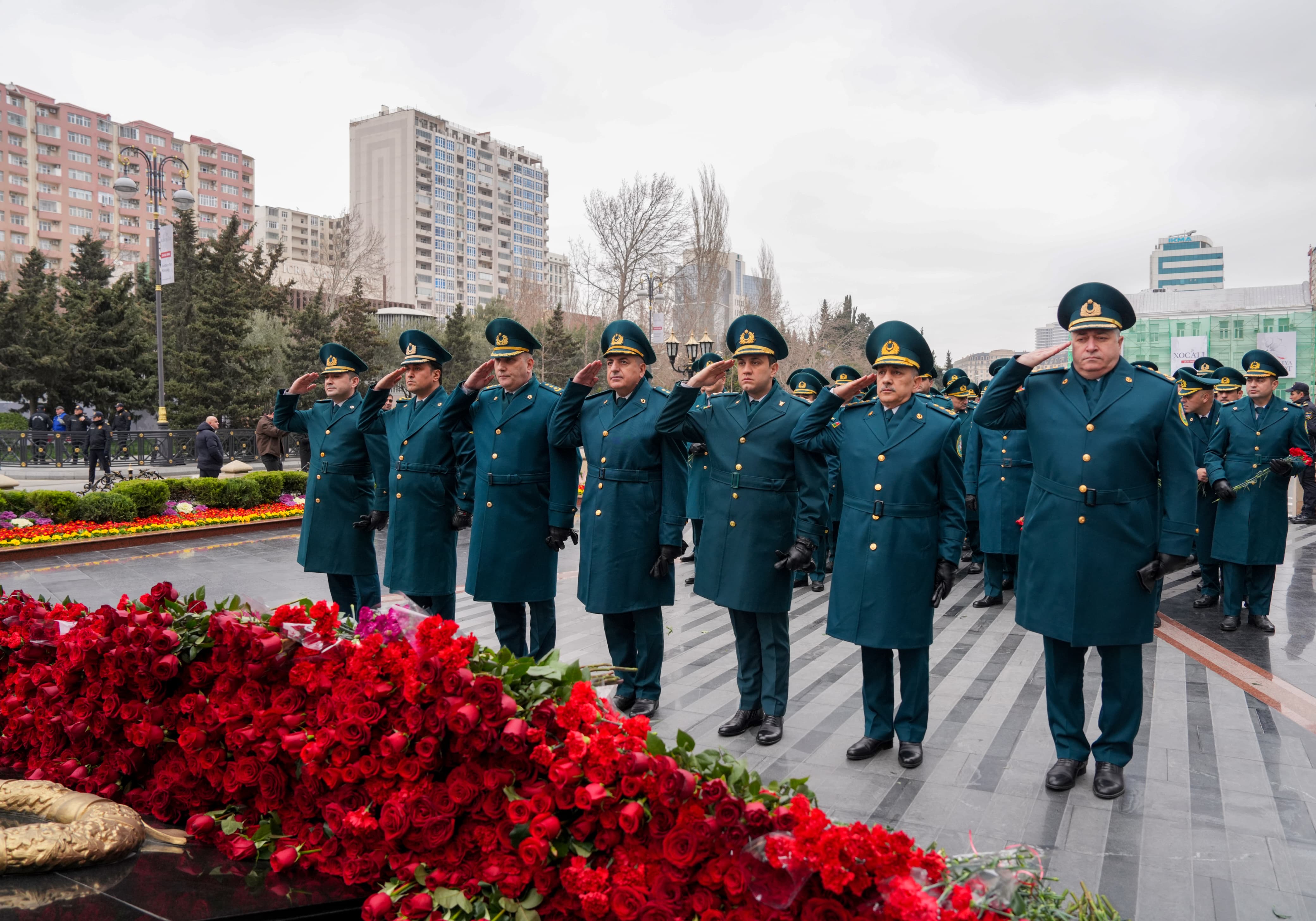 DSX-nin rəhbərliyi “Ana harayı” abidəsini ziyarət edib