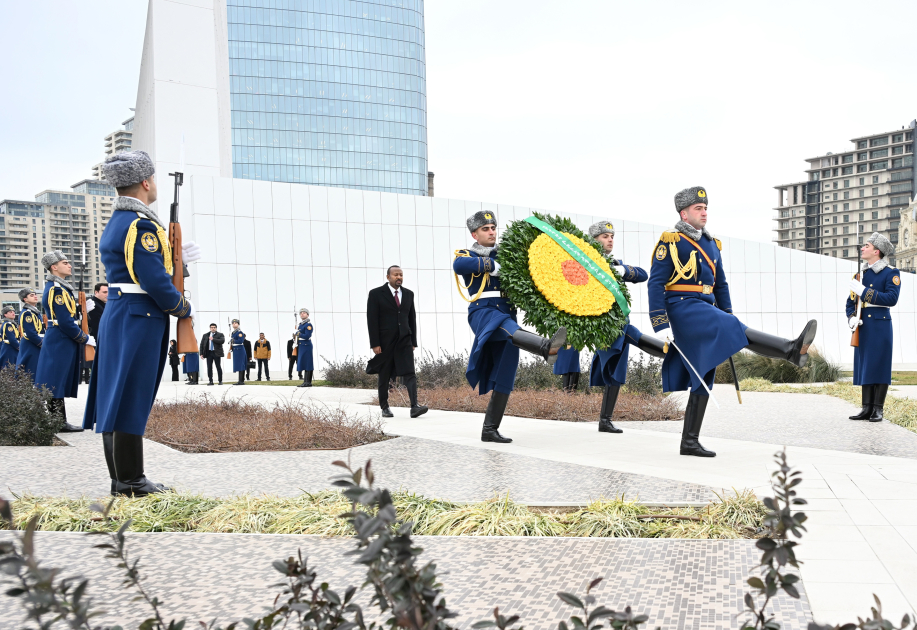 Efiopiyanın Baş naziri Zəfər parkını ziyarət edib