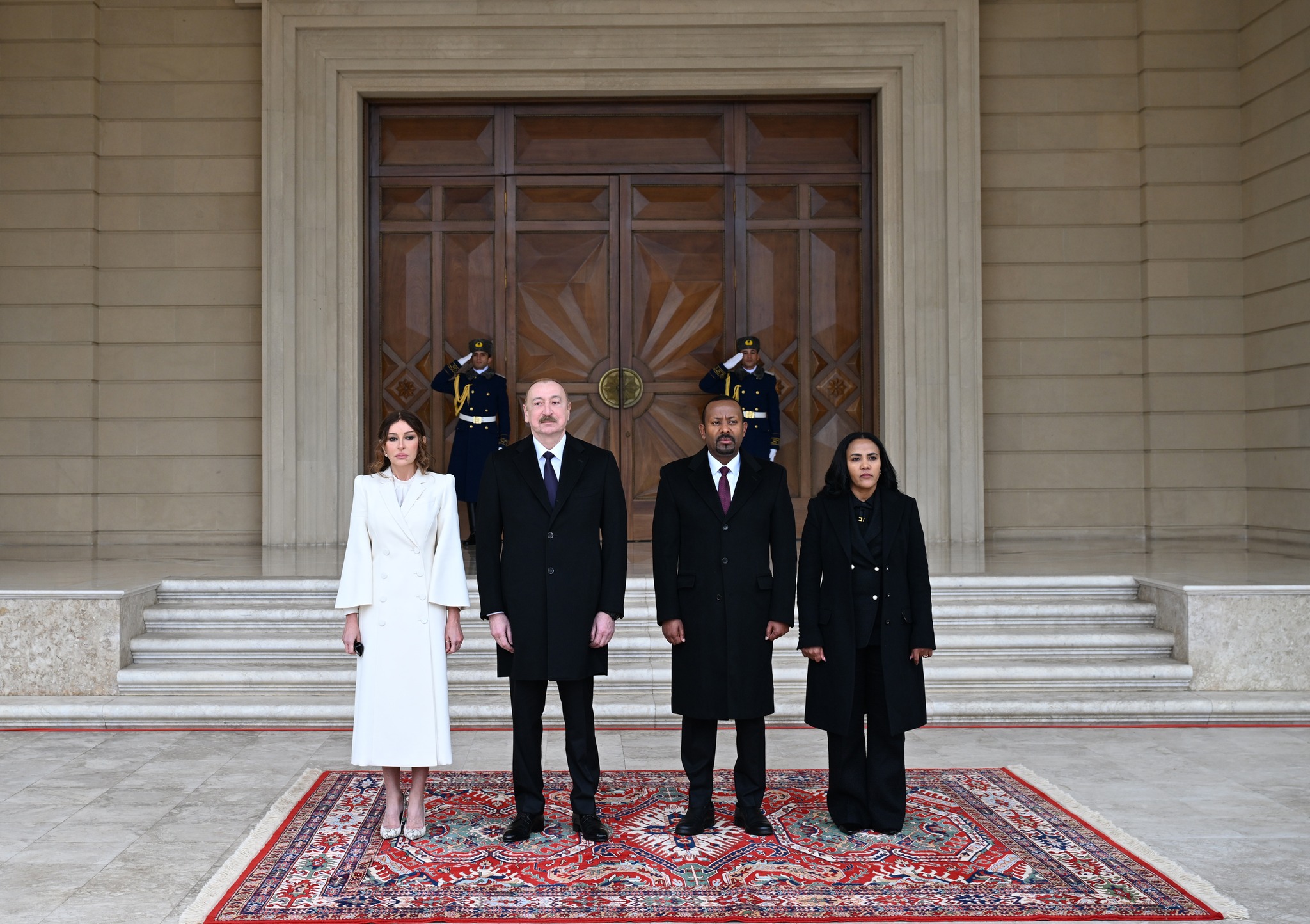 Efiopiyanın Baş nazirinin şərəfinə rəsmi nahar verilib