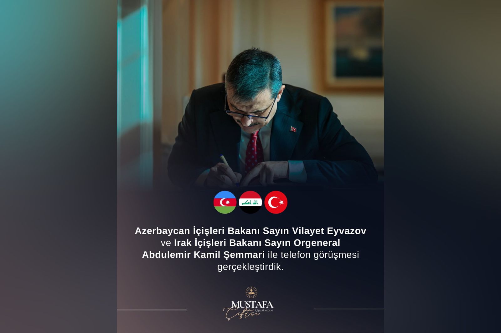 Türkiyə və Azərbaycan daxili işlər nazirləri telefon danışığı aparıb