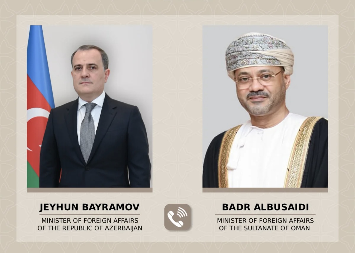 Ceyhun Bayramov və Oman Sultanlığının xarici işlər naziri arasında telefon danışığı baş tutub