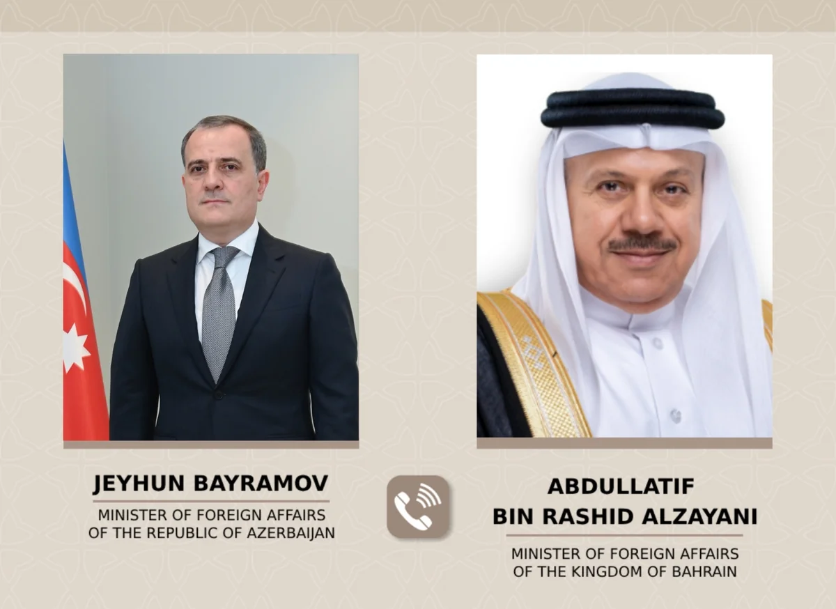 Ceyhun Bayramov Bəhreyn Krallığının xarici işlər naziri ilə telefon danışığı aparıb
