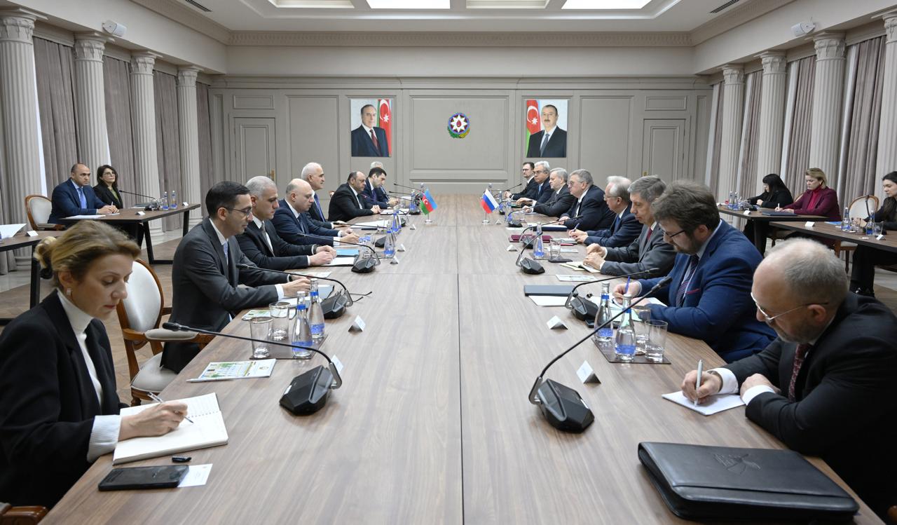 Rusiya-Azərbaycan Hökumətlərarası Komissiyasının həmsədrləri görüşüb