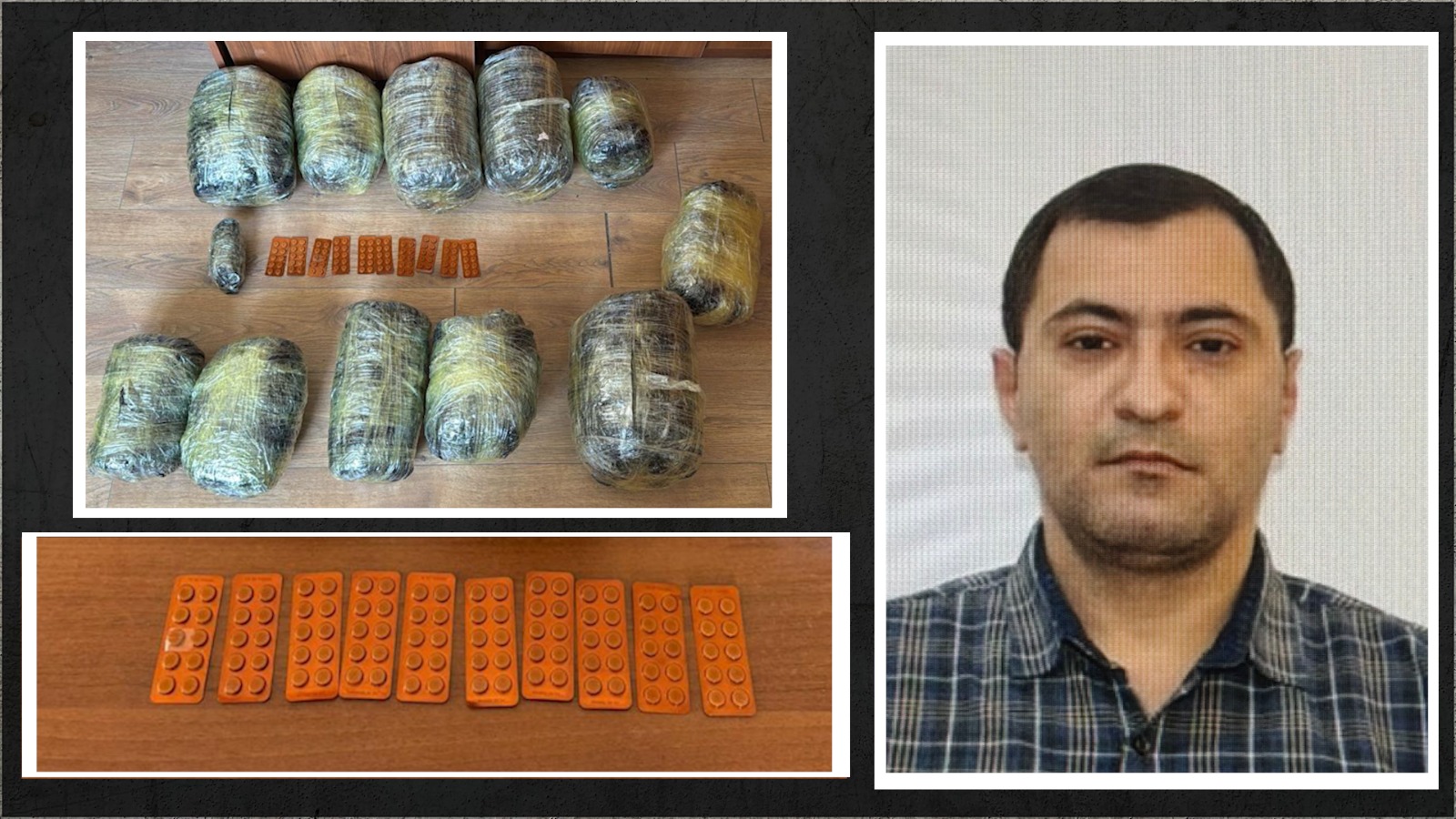 Saray qəsəbəsində 15 kiloqram narkotik vasitə aşkarlanıb