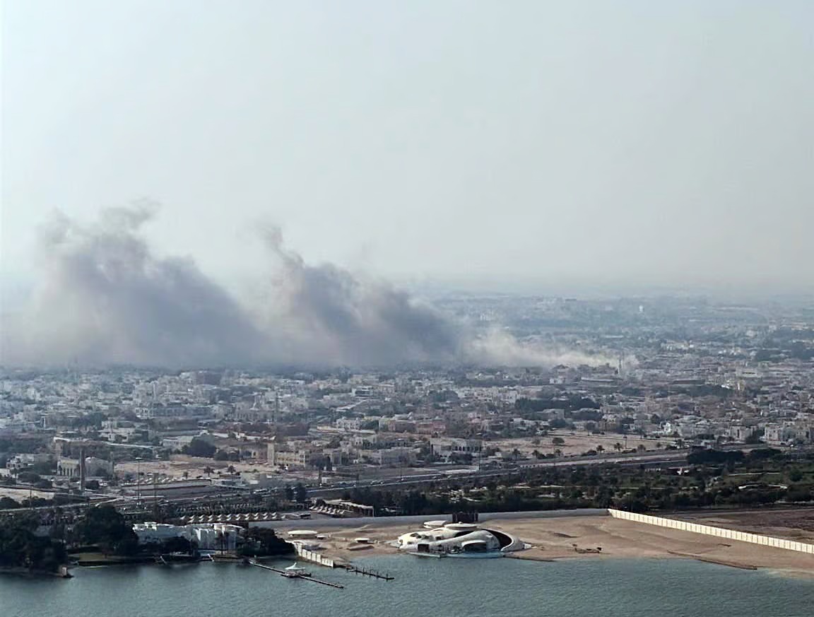 Doha üzərində bir sıra partlayışlar baş verib