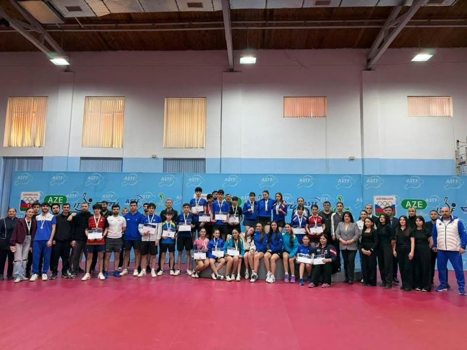 Stolüstü tennis üzrə ölkə çempionatına yekun vurulub